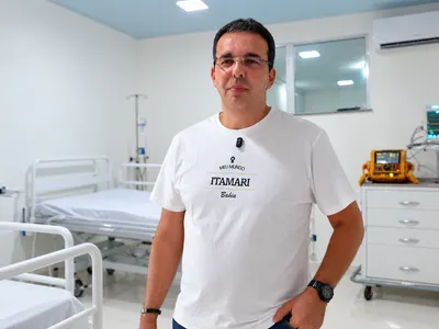 Prefeito de entrega fala da alegria em entregar o novo hospital ao município