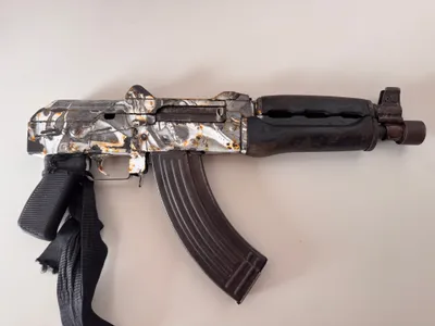 Arma foi apreendida no Bairro Aliança, em Wenceslau Guimarães.