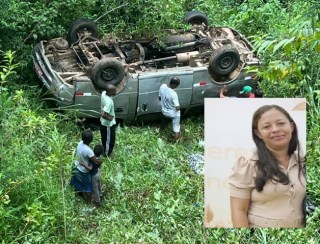 Morre mulher que estava em Topic que caiu em ribanceira em Piraí do Norte 