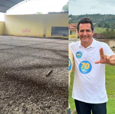 Marcio Tarantine anuncia reforma e entrega de Ginásio de Esportes de Nova Ibiá para primeiro semestre de 2025