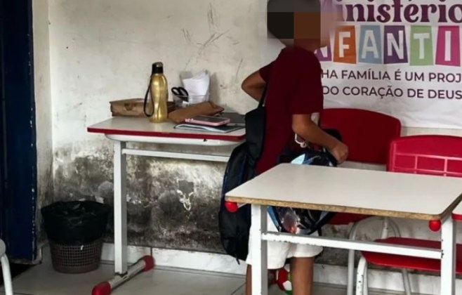 Condições de escola municipal em Piraí do Norte geram críticas e questionamentos nas redes sociais